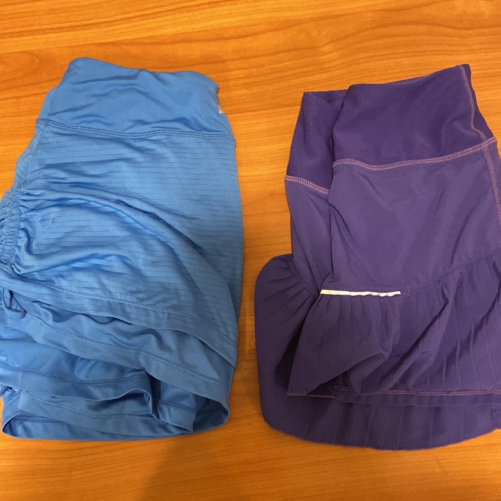 TWO athletic skorts set